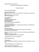 Đề cương ôn tập học kì 2 môn Sinh học lớp 12 năm 2019-2020 - Trường THPT Bắc Thăng Long