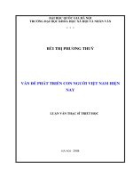 Vấn đề phát triển con người Việt Nam hiện nay
