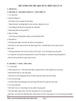 Đề cương ôn tập học kì 2 môn Vật lí lớp 12 năm 2020-2021 - Trường THPT Hai Bà Trưng