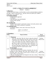 Giáo án Tiếng Anh 5 full chi tiết chuẩn theo định hướng phát triển năng lực học sinh