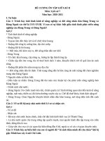 Đề cương ôn tập giữa học kì 2 môn Lịch sử lớp 7 năm 2020-2021 - Trường THCS Võng Xuyên