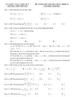 Đề cương ôn tập giữa học kì 2 môn Toán lớp 11 năm 2020-2021 - Trường THPT Phú Bài