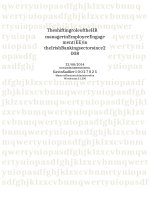 LUẬN văn THẠC sĩ (KINH tế) the shifting role of the HR manager in employee engagement (ee) in the irish banking 