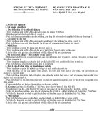 Đề cương ôn tập giữa học kì 2 môn Địa lí lớp 12 năm 2020-2021 - Trường THPT Hai Bà Trưng