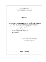 Ứng dụng kỹ thuật nhận dạng tiếng nói tự động để hỗ trợ hoạt động kiểm soát không lưu 