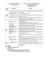 Đề cương ôn tập học kì 2 môn Ngữ văn lớp 11 năm 2019-2020 - Trường THPT Thượng Cát