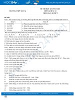 Bộ 5 đề thi HK2 môn Lịch Sử 12 năm 2021 có đáp án Trường THPT Bác Ái