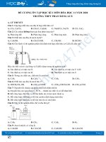 Đề cương ôn tập HK1 môn Hóa học 11 năm 2020 Trường THPT Phan Đăng Lưu