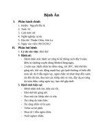 Phân tích case lâm sàng (y học cơ sở) xơ cứng bì hệ thống 