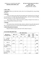 Đề thi thử vào lớp 10 môn Toán năm 2020-2021 có đáp án - Trường THCS Phúc Lợi