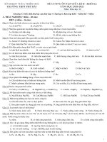 Đề cương ôn tập giữa học kì 2 môn Hóa học lớp 12 năm 2020-2021 - Trường THPT Phú Bài