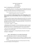 Đề cương ôn tập học kì 2 môn Sinh học lớp 9 năm 2019-2020 - Trường THCS Phú An