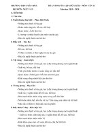 Đề cương ôn tập giữa học kì 2 môn Ngữ văn lớp 11 năm 2019-2020 - Trường THPT Yên Hòa