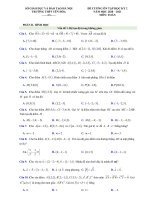Đề cương ôn tập học kì 2 môn Toán lớp 12 năm 2020-2021 - Trường THPT Yên Hòa (Phần Hình học)