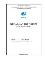 khóa luận ngôn ngữ anh tips to improve listening skill for final year students at hai phong university of management and technology  
