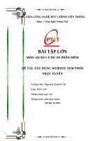 Bao cao quan ly du an phan mem co chi