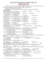 Đề cương ôn tập học kì 1 môn Hóa học lớp 12 năm 2020-2021 - Trường THPT Lương Ngọc Quyến