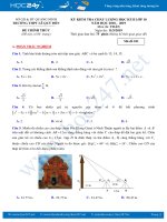 Đề thi HK2 môn Toán 10 năm 2019 có đáp án - Trường THPT Lê Quý Đôn