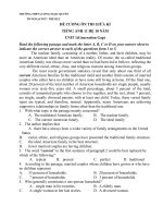 Đề cương ôn tập giữa học kì 1 môn Tiếng Anh lớp 11 năm 2020-2021 - Trường THPT Lương Ngọc Quyến