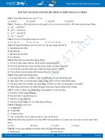 Bài tập vận dụng chuyên đề crom và hợp chất của crom môn Hóa học 12 năm 2019-2020