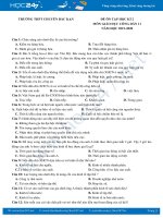 Đề ôn tập HK2 năm 2020 môn GDCD lớp 11 Trường THPT Bắc Kạn