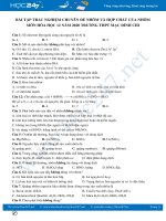 Bài tập trắc nghiệm chuyên đề Nhôm và hợp chất của Nhôm môn Hóa học 12 năm 2020 Trường THPT Mạc Đỉnh Chi