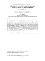 Kỹ nghệ sơ kỳ đá cũ An Khê ở Việt Nam với cái gọi là con đường Movius