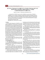 Kĩ năng lãnh đạo cần thiết của người cán bộ lãnh đạo, quản lí trong bối cảnh phát triển kinh tế - xã hội và hội nhập quốc tế hiện nay