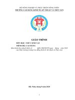 Giáo trình Thủy sinh vật (Trình độ Cao đẳng)