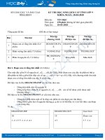 Đề thi HSG cấp tỉnh môn Tin 9 năm 2018 Sở GD&ĐT Bình Định