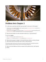 Investment 11th edition Bodie Kane Marcus Problem sets chapter 2 (Key)