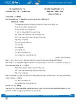 Đề kiểm tra HK2 năm 2019 môn Ngữ Văn 11 - Trường THPT Hướng Hoá ( Mã đề 02)