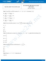 Bộ 4 đề thi thử THPT QG năm 2021 môn Toán - Trường THPT Võ Nguyên Giáp