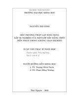 Một phương pháp lặp song song xấp xỉ nghiệm của một lớp bất đẳng thức biến phân trong không gian hilbert 