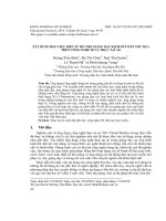 Xây dựng học liệu điện tử hỗ trợ giảng dạy kịch hát dân tộc dựa trên công nghệ 3D và thực tại ảo