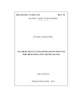 Giá trị dự báo của tăng đường huyết phản ứng trên bệnh nhân chấn thương sọ não 