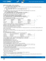 Đề cương ôn tập HK1 Tiếng Anh lớp 12 năm 2018