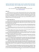 Những khó khăn trong học tập của sinh viên năm nhất trường Đại học Công nghiệp Thực phẩm Tp. Hồ Chí Minh