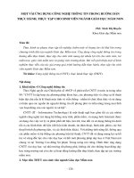 Một vài ứng dụng công nghệ thông tin trong hướng dẫn thực hành, thực tập cho sinh viên ngành Giáo dục mầm non