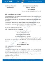 Đề thi HSG môn Ngữ văn lớp 12 năm 2019, Sở GD&ĐT Tỉnh Ninh Bình