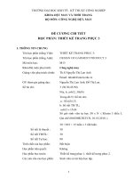 Đề cương chi tiết học phần: Thiết kế trang phục 3 - ĐH Kinh tế-Kỹ thuật Công nghiệp