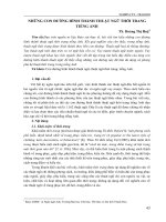 Những con đường hình thành thuật ngữ thời trang tiếng Anh