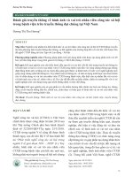 Đánh giá truyền thông về hình ảnh và vai trò nhân viên công tác xã hội trong bệnh viện trên truyền thông đại chúng tại Việt Nam