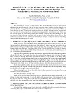 Một số ý kiến về việc đánh giá kết quả học tập môn Pháp luật đại cương của sinh viên trường Đại học Công nghiệp Thực phẩm thành phố Hồ Chí Minh
