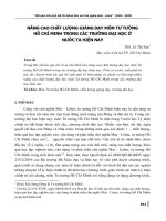 Nâng cao chất lượng giảng dạy môn Tư tưởng Hồ Chí Minh trong các trường đại học ở nước ta hiện nay