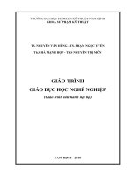 Giáo trình Giáo dục học nghề nghiệp - ĐH Sư Phạm Kỹ Thuật Nam Định