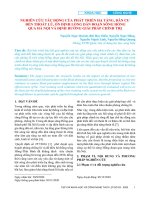 Nghiên cứu tác động của phát triển hạ tầng, dân cư đến thoát lũ, ổn định lòng dẫn đoạn sông Hồng qua Hà Nội và định hướng giải pháp chỉnh trị