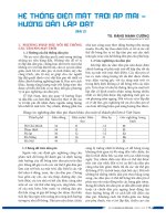 Hệ thống điện mặt trời áp mái - hướng dẫn lắp đặt