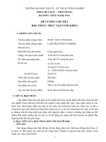 Đề cương chi tiết học phần: Thực tập cuối khóa - ĐH Kinh tế-Kỹ thuật Công nghiệp