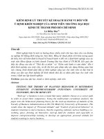 Kiểm định lý thuyết kế hoạch hành vi đối với ý định khởi nghiệp của sinh viên trường Đại học Kinh tế thành phố Hồ Chí Minh